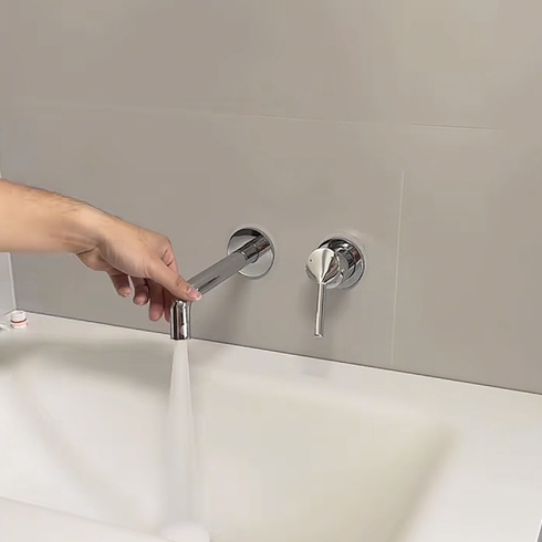 暗裝水龍頭施工要點